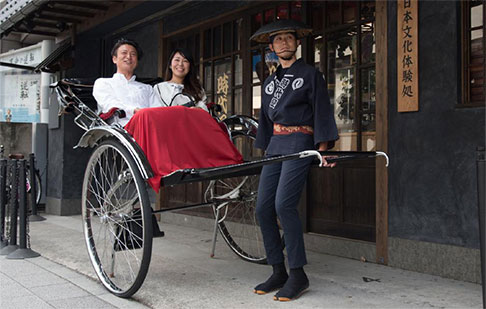 新春人力車乗車会